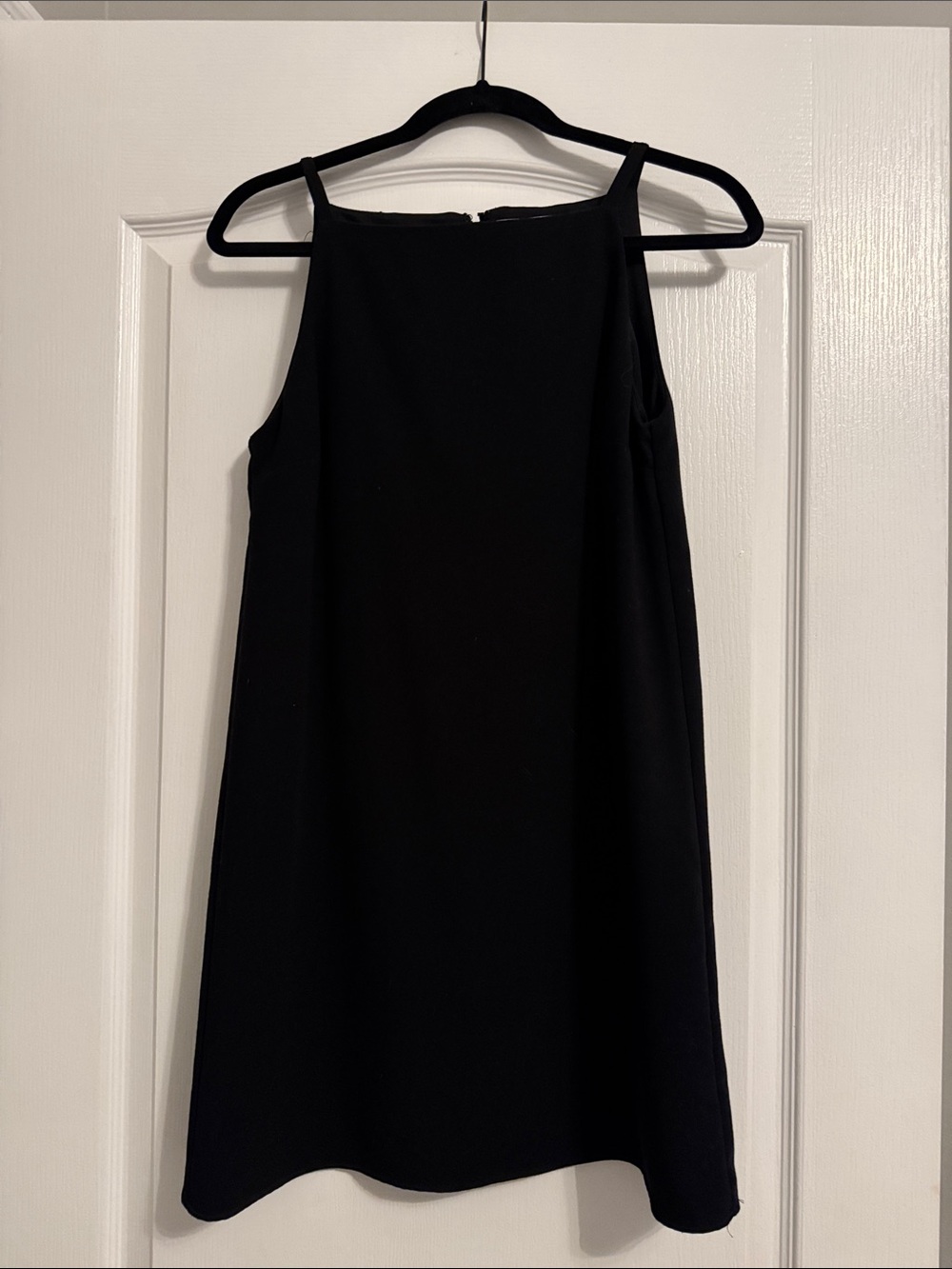 Wayf Black Mini Shift Dress